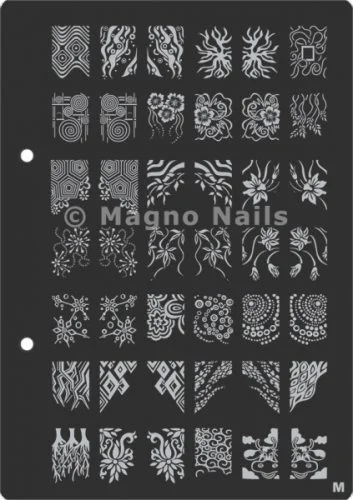 XL Stamping Schablone M extra große Schablone tief ausgestanzt Qualität