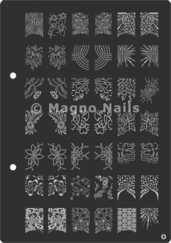 XL Stamping Schablone O extra große Schablone tief ausgestanzt Qualität