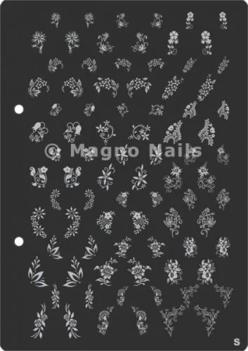 XL Stamping Schablone S extra große Schablone tief ausgestanzt Qualität