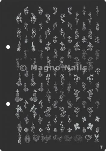 XL Stamping Schablone T extra große Schablone tief ausgestanzt Qualität