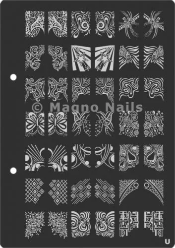 XL Stamping Schablone U extra große Schablone tief ausgestanzt Qualität
