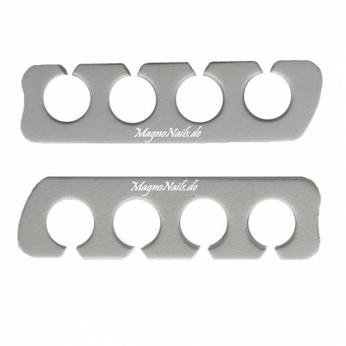 2 x Zehenspreizer weiß Nagelstudio Zubehör Fusspflege Fußpflege