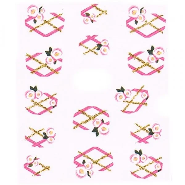 2D Nail Art One Stoke Sticker