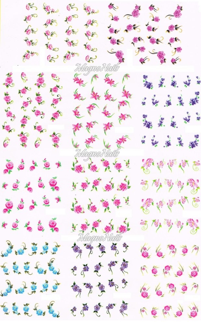 2D Nail Art Sticker