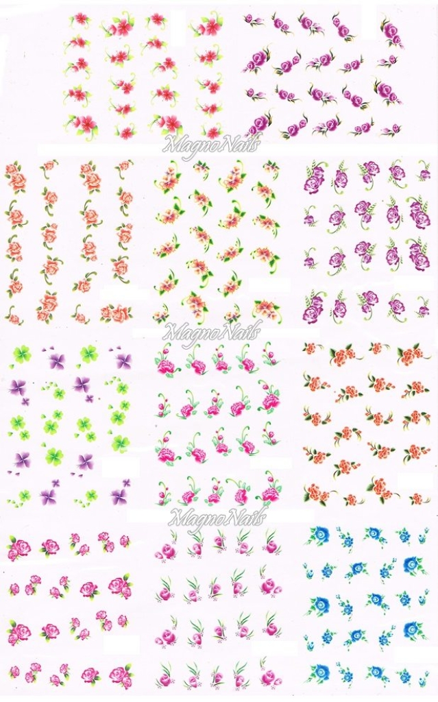 2D Nail Art Sticker