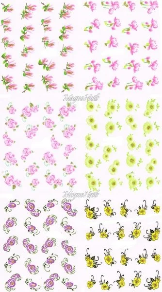 2D Nail Art Sticker
