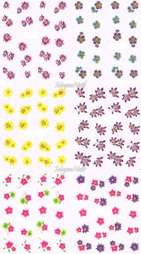2D Nail Art Sticker