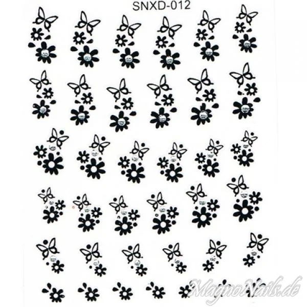 2D Nail Art Sticker