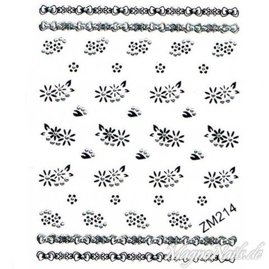 2D Nail Art Sticker