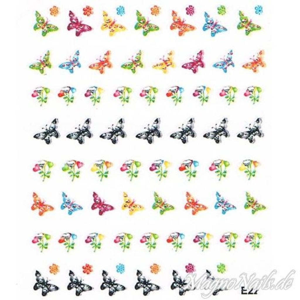 2D Nail Art Sticker
