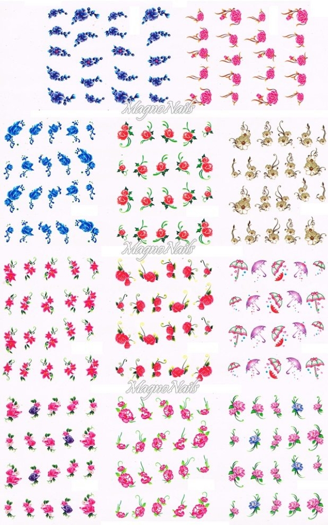 2D Nail Art Sticker