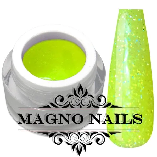 UV Gel - 1015 - Glitter Gel Neon Citron