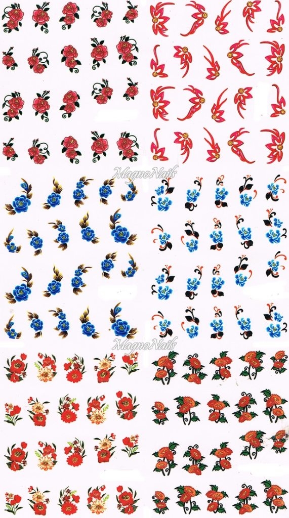 2D Nail Art Sticker