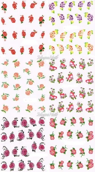 2D Nail Art Sticker