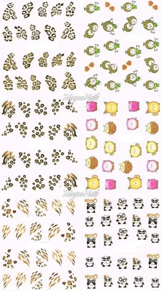 2D Nail Art Sticker