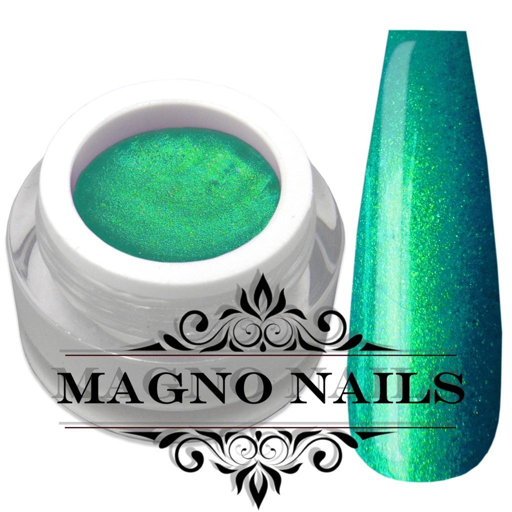 UV Gel - Grün Glitzer deckend  - Glitter Gel Persia