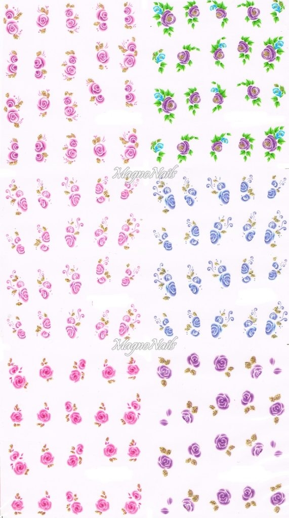2D Nail Art Sticker