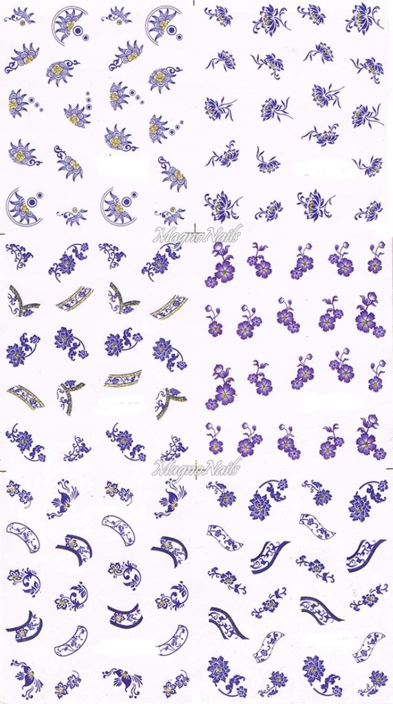 2D Nail Art Sticker