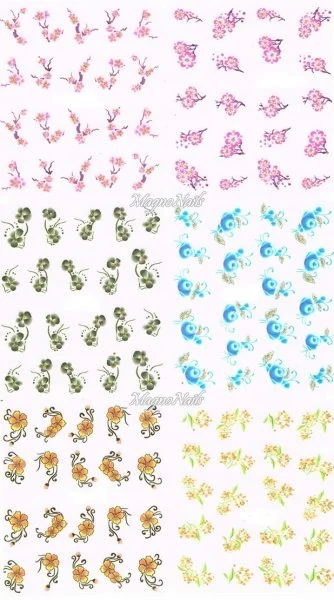 2D Nail Art Sticker