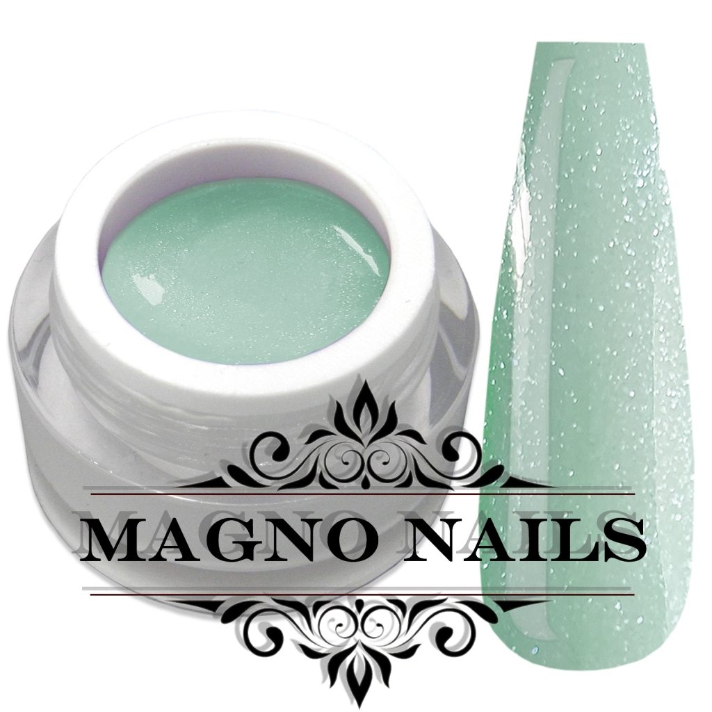 UV Gel - 1092 - Glitter Gel - Sea Mermaid hell mint  Glitzer Gel Glitzergel Nageldesign Nägel Nails Nagelstudio