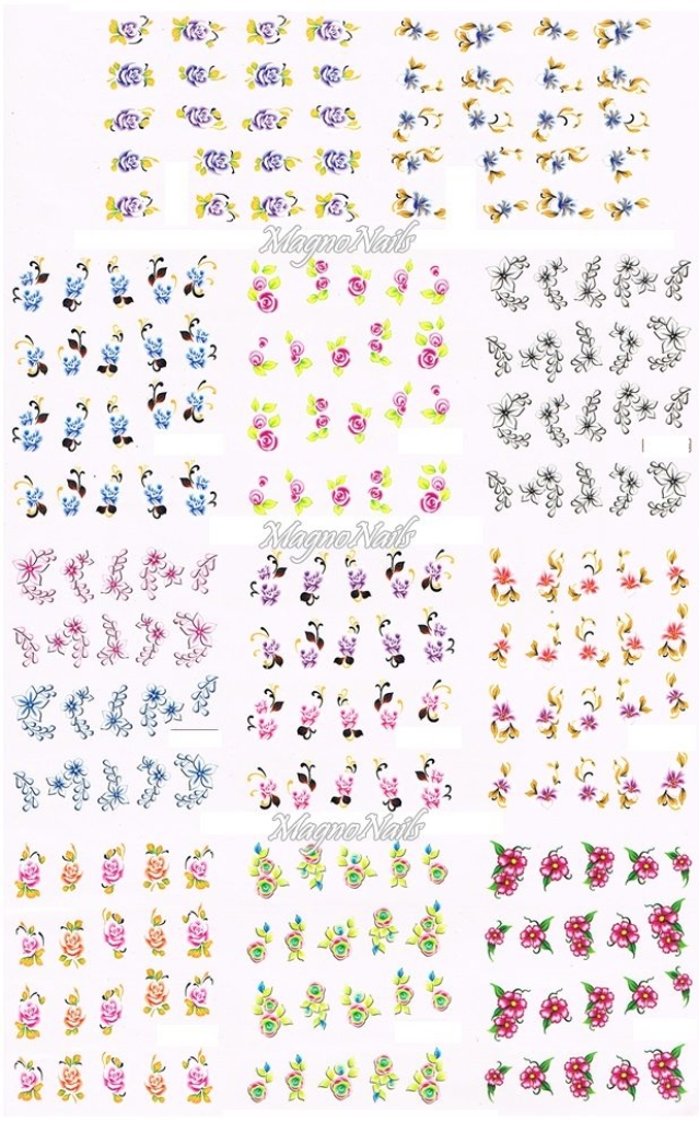 2D Nail Art Sticker