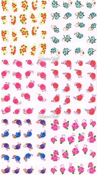 2D Nail Art Sticker