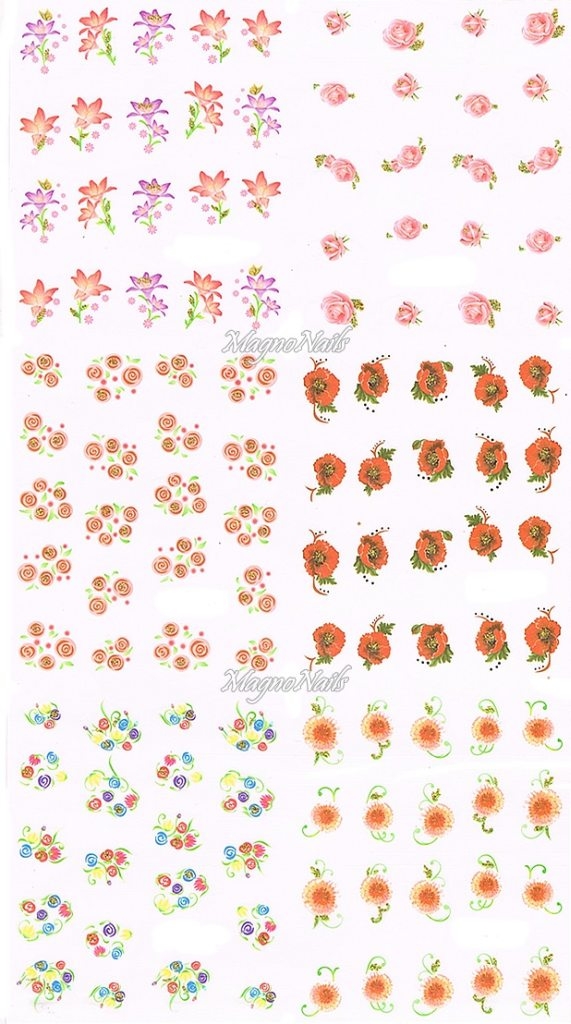 2D Nail Art Sticker
