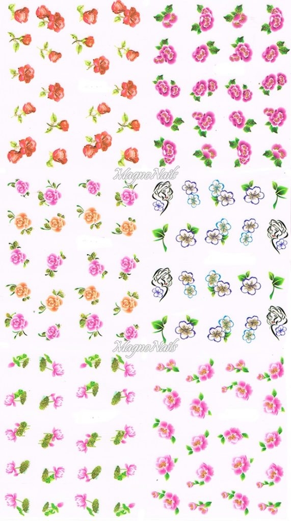 2D Nail Art Sticker