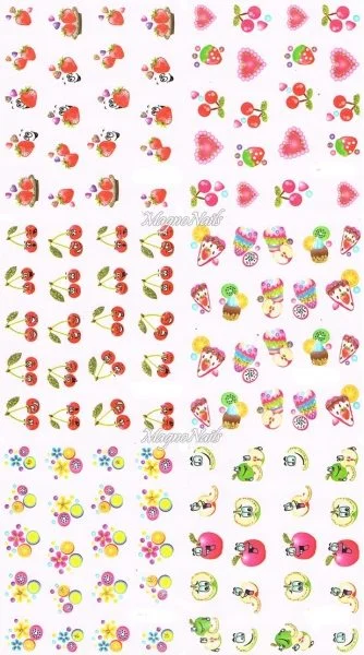 2D Nail Art Sticker