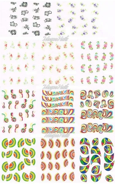 2D Nail Art Sticker