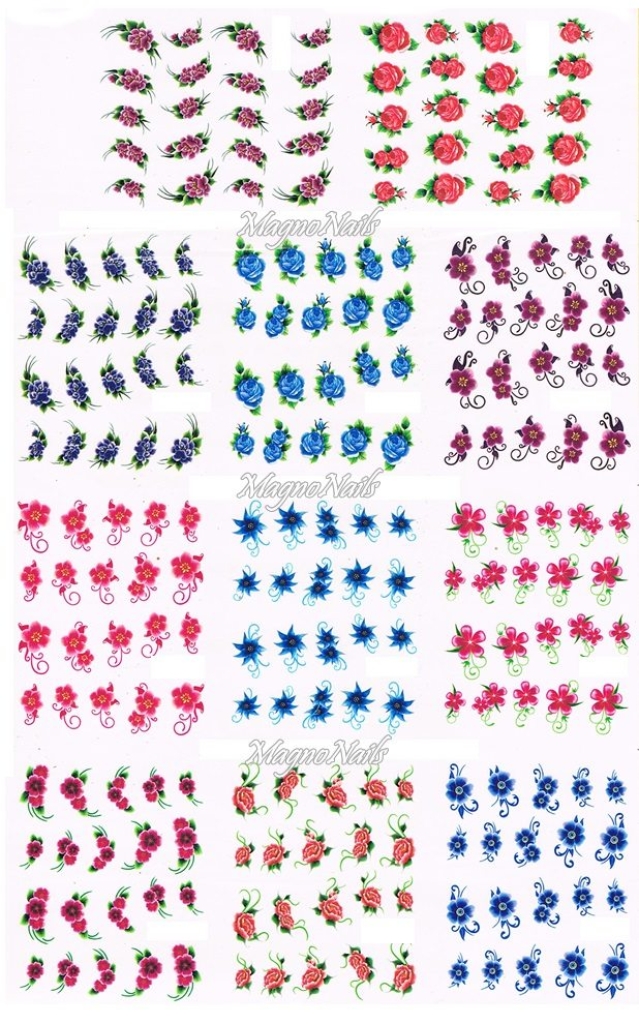 2D Nail Art Sticker