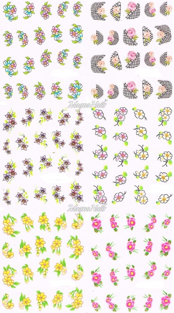 2D Nail Art Sticker