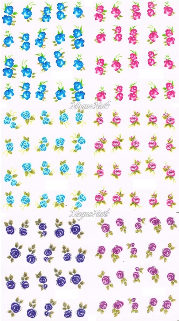 2D Nail Art Sticker