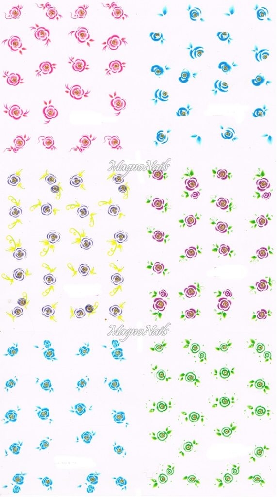 2D Nail Art Sticker