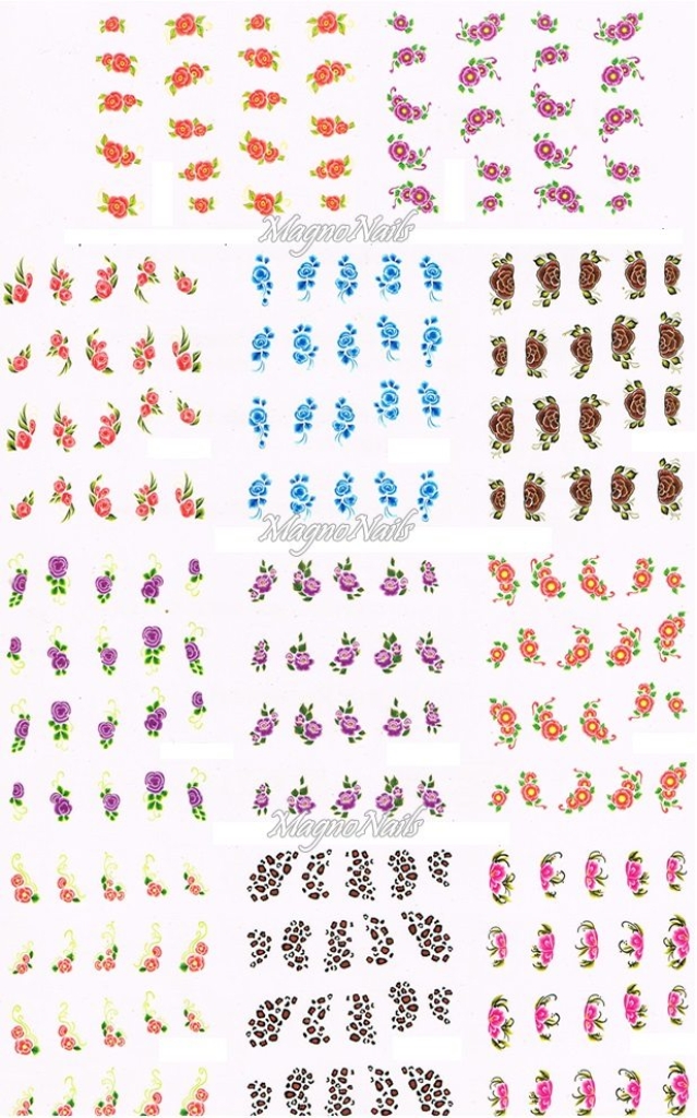 2D Nail Art Sticker
