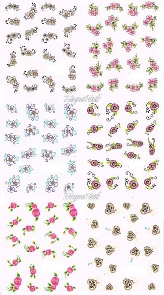 2D Nail Art Sticker