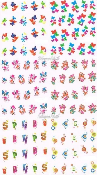2D Nail Art Sticker