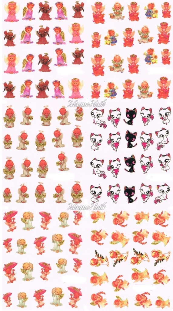 2D Nail Art Sticker