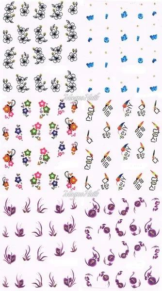 2D Nail Art Sticker