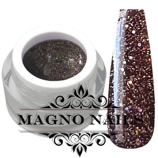 Glitzergel - Braun Nude Glitter UV-Gel