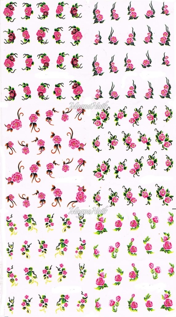 2D Nail Art Sticker