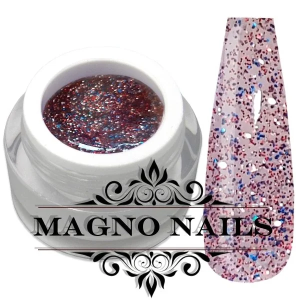 Glitter Gel mit Metalic Multicolor Glitter