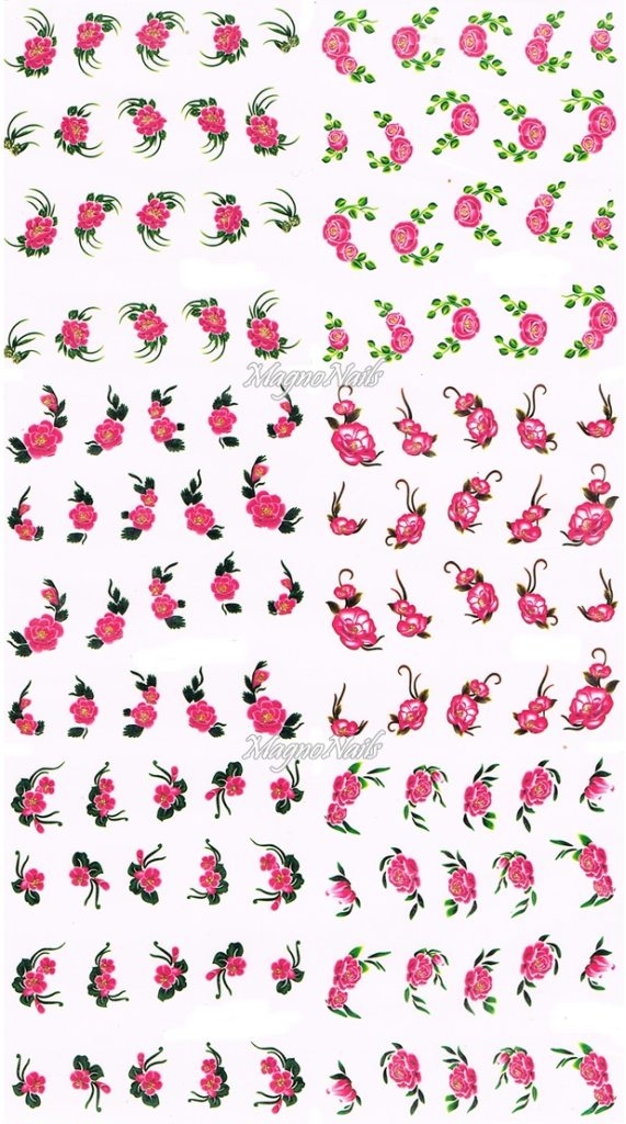2D Nail Art Sticker