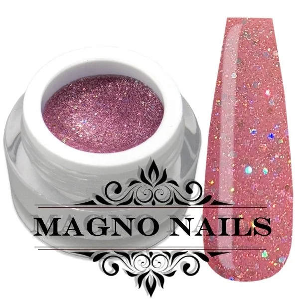 UV Gel - 1355 - Glitter Gel - Florence rosa Glitzer Gel Glitzergel Nageldesign Nägel Nails Nagelstudio