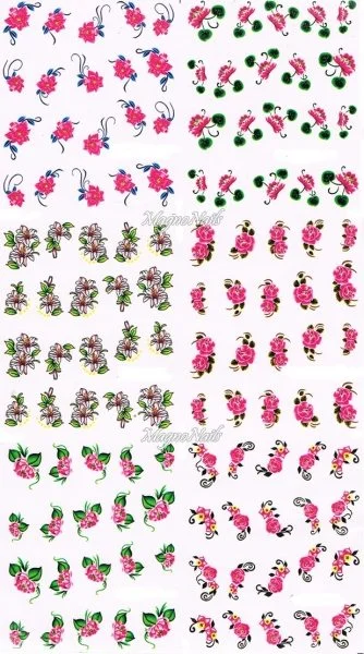2D Nail Art Sticker