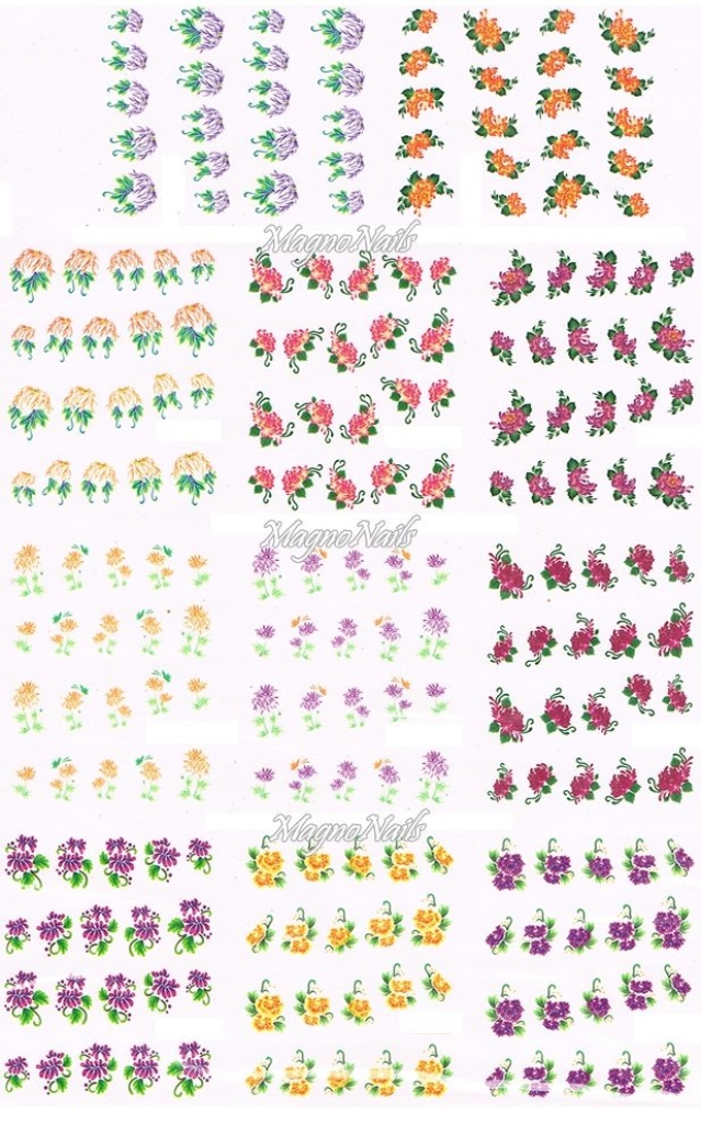 2D Nail Art Sticker