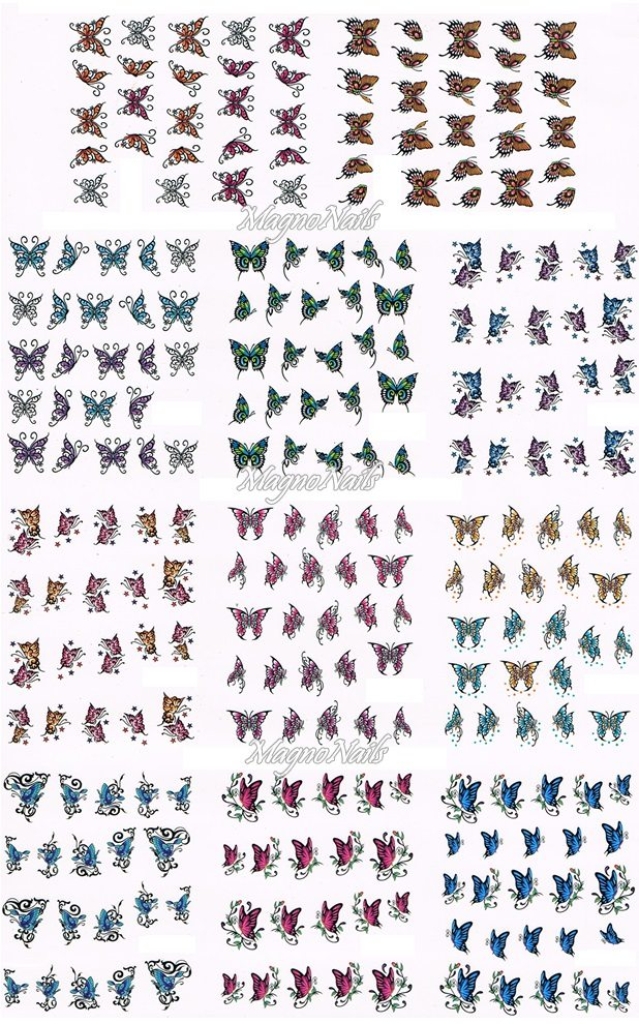 2D Nail Art Sticker