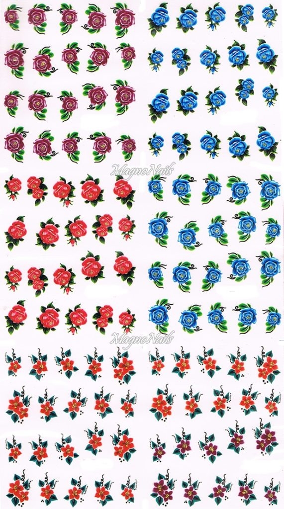 2D Nail Art Sticker