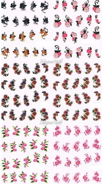 2D Nail Art Sticker