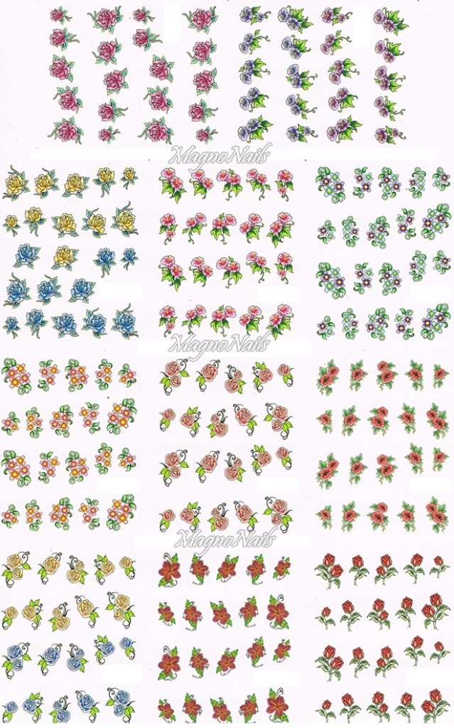 2D Nail Art Sticker